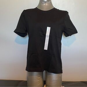 NWT Banana Republic black 100% cotton t-shirt, small